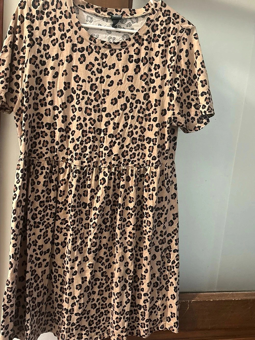 Wild Fable Leopard Print Mini Dress Size Medium